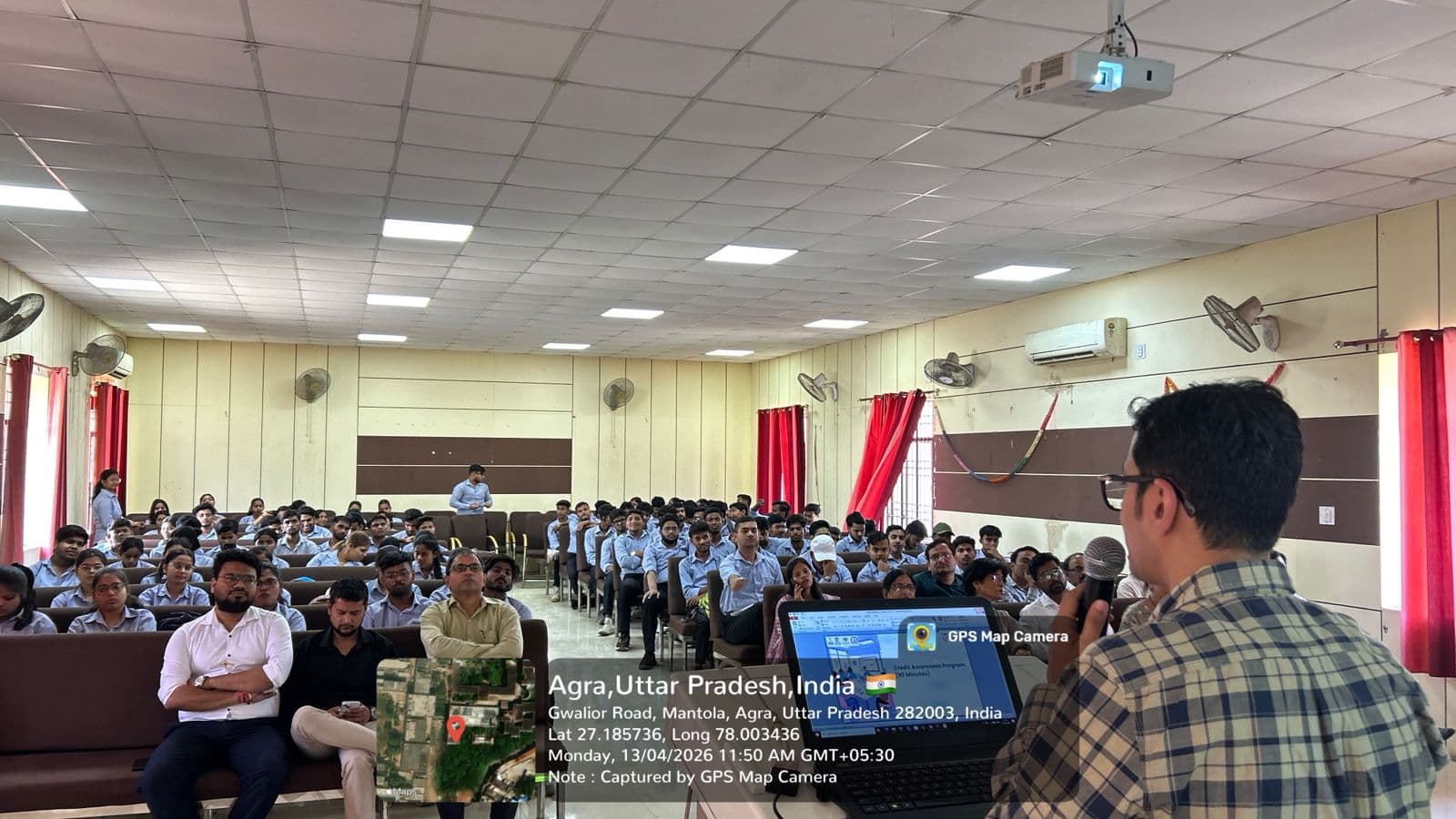 OneSkill Education | BFSI Sector Skill Council of India held financial education workshop at Agra College in Agra, Uttar Pradesh on April 13th, 2026.