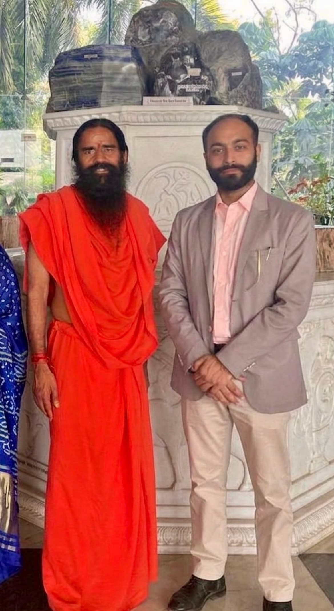 Honourable Swami Baba Ram Dev ji, gave their blessings and motivates Mandeep S. Chhabra to keep providing quality education with effective & efficient results.