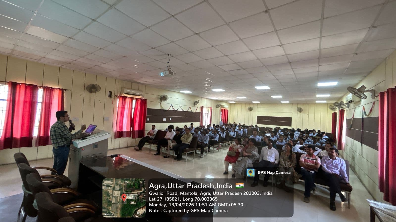 OneSkill Education | BFSI Sector Skill Council of India held financial education workshop at Agra College in Agra, Uttar Pradesh on April 13th, 2026.