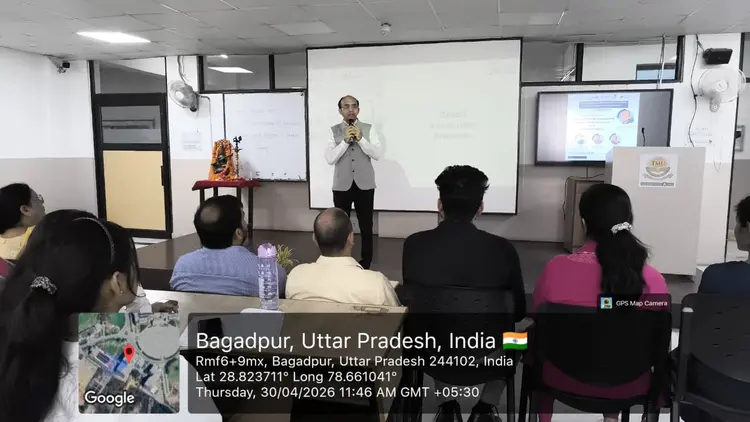 OneSkill Education | BFSI Sector Skill Council of India held a financial education workshop at Teerthanker Mahaveer University in Moradabad, Uttar Pradesh on April 30th, 2026.