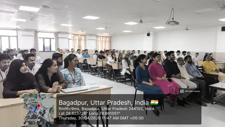 OneSkill Education | BFSI Sector Skill Council of India held a financial education workshop at Teerthanker Mahaveer University in Moradabad, Uttar Pradesh on April 30th, 2026.