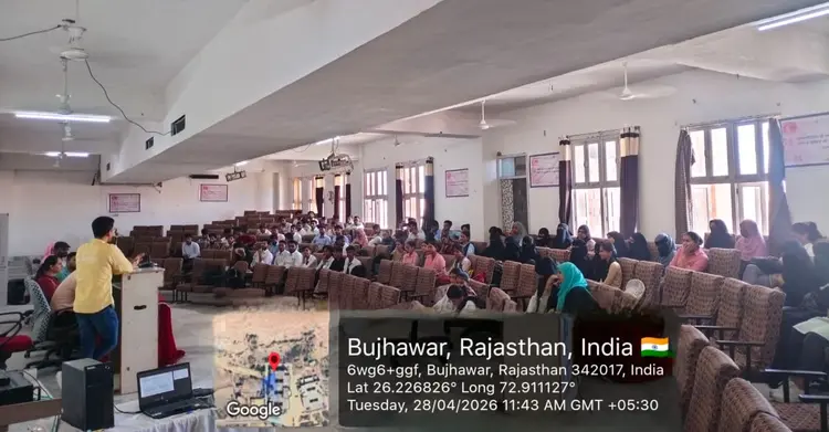 OneSkill Education | BFSI Sector Skill Council of India held a financial education workshop at Bhagwant University, Faculty of Engineering & Technology in Ajmer, Rajasthan on April 29th 2026.